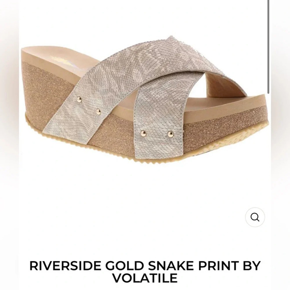 RIVERSIDE SNAKE PRINT BY VOLATILE, Sz 9 NIB (2 colors available) - Picture 1 of 5